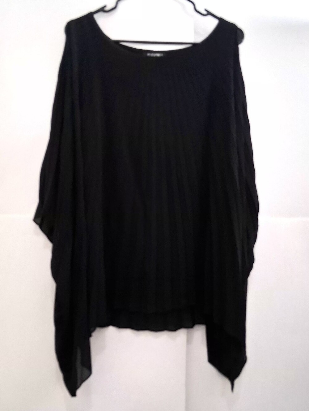 Roz & Ali Black Blouse Size 1X Fit XL
